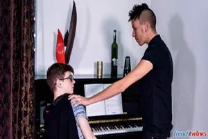The Piano Lesson - French Twinks presents Abel Lacourt and Kevin Ventura