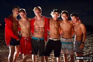 Helix Boys Max Carter, Kyle Ross, Tyler Hill, Evan Parker,  Blake Mitchell, Noah White, Sean Ford and Joey Mills 1