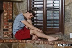 Alone with Collin Adams - Naughty 19 year old Collin Adams is home alone